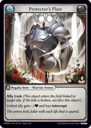 Protector's Plate (017) - asphodelparadise Draft Pack