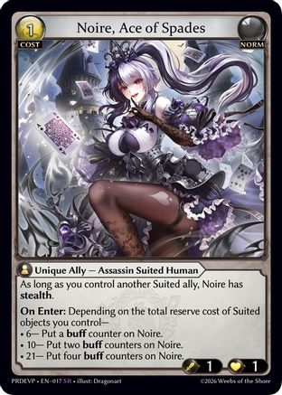 Noire, Ace of Spades (017) - asphodelparadise Event Pack