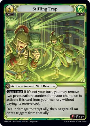 Stifling Trap (026) - asphodelparadise Event Pack