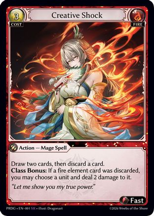 Creative Shock (001) - asphodelparadise Grimoire Foil