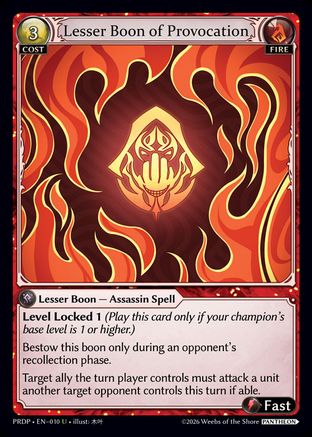 Lesser Boon of Provocation (010) - asphodelparadise Pantheon