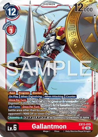 Gallantmon (EX13-015) - Chivalrous XIII Foil