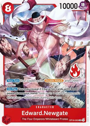 Edward.Newgate (OP16-003) (Ace Deck) (OP16-003) - Set Sail Deck Set