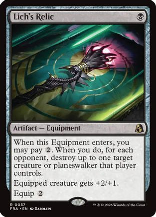 Lich's Relic (FRA-057) - Reality Fracture Foil