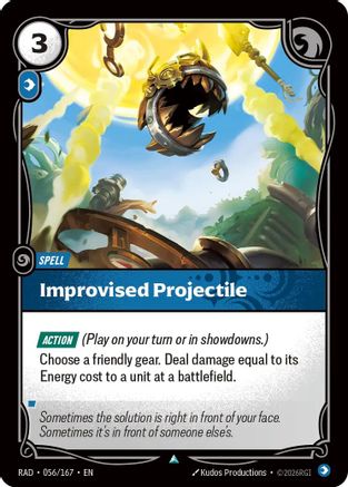 Improvised Projectile (056/167) - Radiance Foil