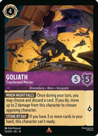 Goliath - Transformed Warrior (53/204) - Hyperia City Cold Foil