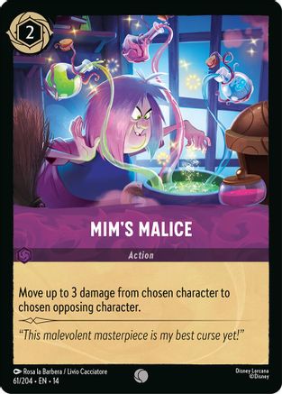 Mim's Malice (61/204) - Hyperia City Cold Foil