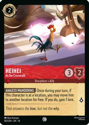 Heihei - At the Crosswalk (103/204) - Hyperia City Cold Foil