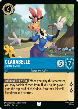 Clarabelle - Out for a Stroll (160/204) - Hyperia City Cold Foil
