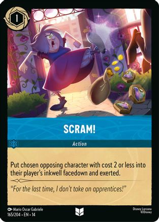 Scram! (165/204) - Hyperia City Cold Foil