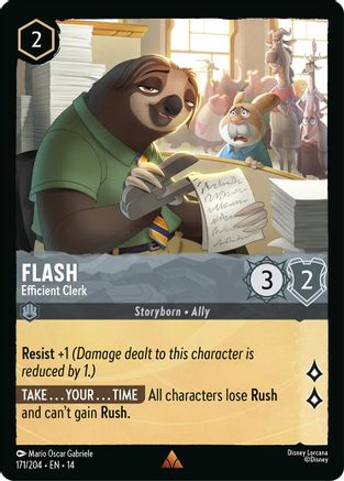 Flash - Efficient Clerk (171/204) - Hyperia City
