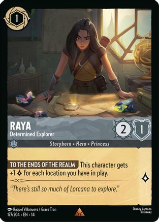 Raya - Determined Explorer (177/204) - Hyperia City Cold Foil
