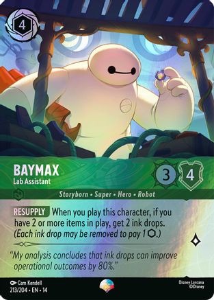Baymax - Lab Assistant (Epic) (213/204) - Hyperia City Holofoil