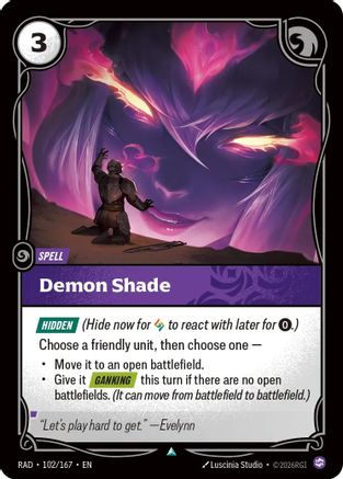 Demon Shade (102/167) - Radiance Foil