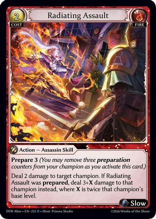 Radiating Assault (255) - Distorted Reflections Alter Edition Foil