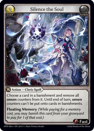 Silence the Soul (263) - Distorted Reflections Alter Edition Foil