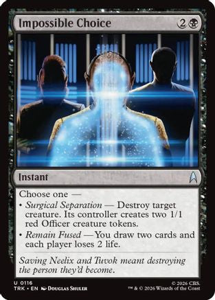 Impossible Choice (TRK-116) - Star Trek Foil