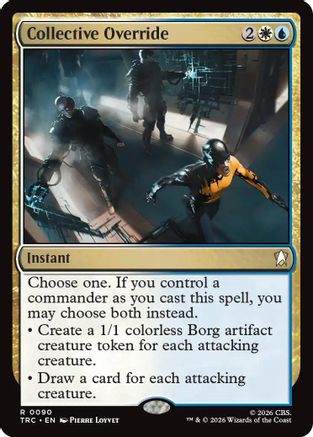 Collective Override (Surge Foil) (TRC-090) - Commander: Star Trek Foil