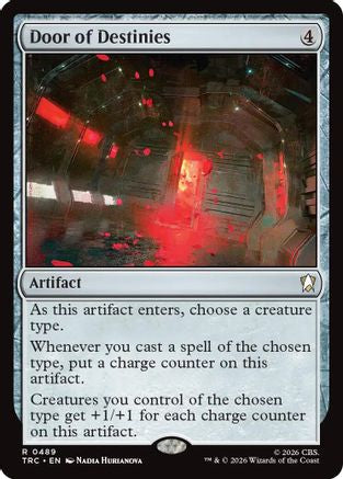 Door of Destinies (Surge Foil) (TRC-489) - Commander: Star Trek Foil