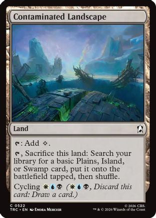 Contaminated Landscape (Surge Foil) (TRC-522) - Commander: Star Trek Foil