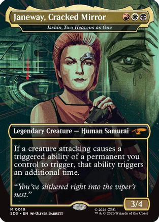 Janeway, Cracked Mirror - Isshin, Two Heavens as One (Borderless) (SDS-019) - Star Trek: Stardates