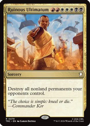 Ruinous Ultimatum (TRC-479) - Commander: Star Trek