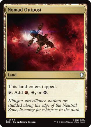 Nomad Outpost (Surge Foil) (TRC-544) - Commander: Star Trek Foil