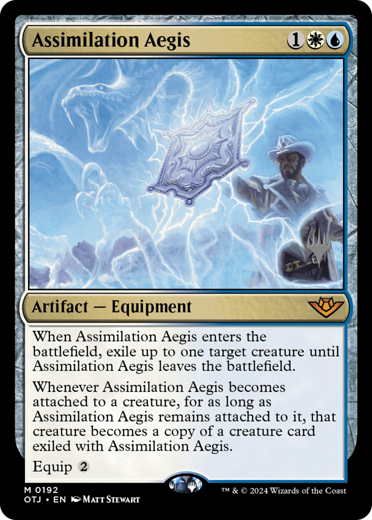 Assimilation Aegis (PPOTJ-192) - Outlaws of Thunder Junction Promos Foil