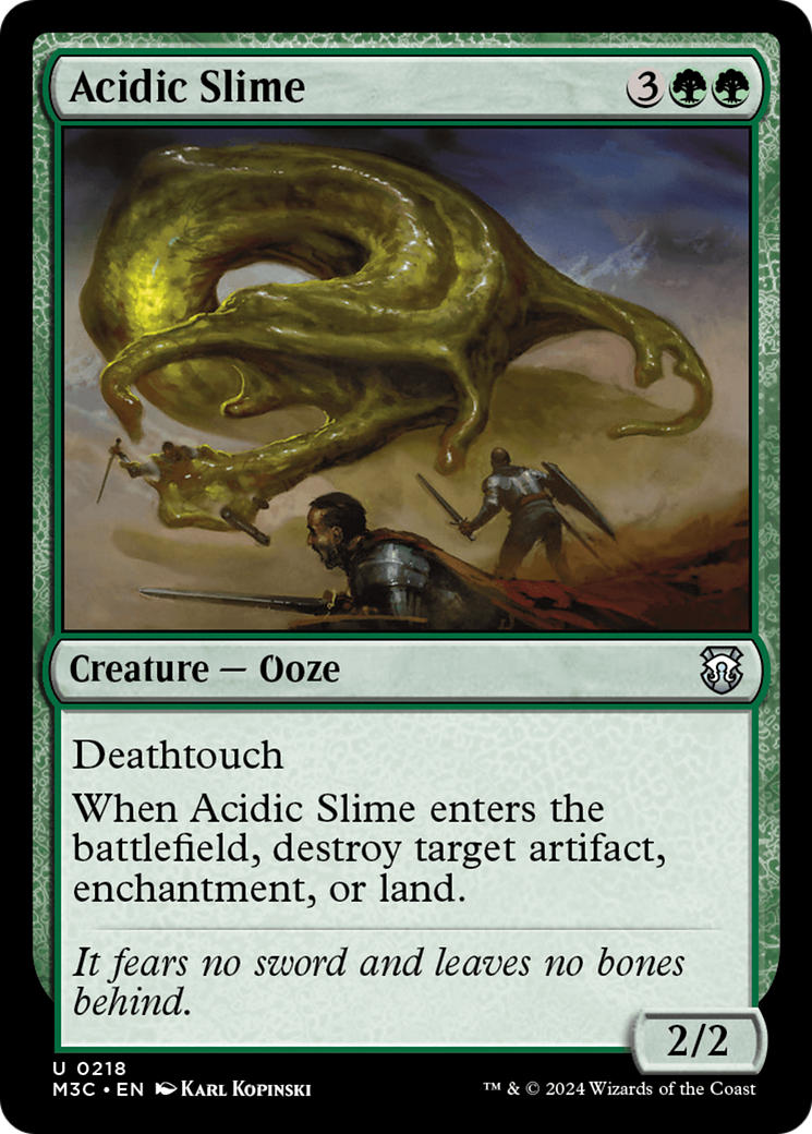 Acidic Slime (M3C-218) - Modern Horizons 3 Commander