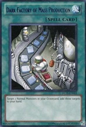 Dark Factory of Mass Production (Purple) (DL13-EN015) - Duelist League Promo Unlimited