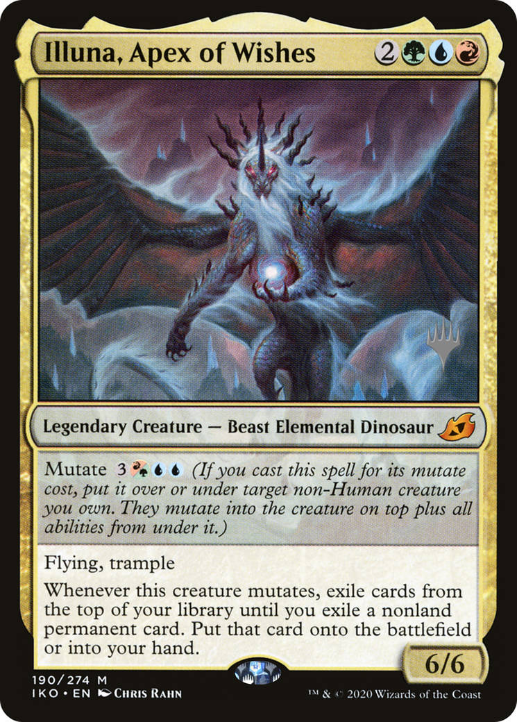 Illuna, Apex of Wishes (PPIKO-190P) - Ikoria: Lair of Behemoths Promos Foil