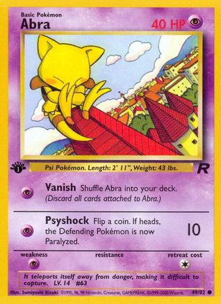 Abra 049/82 - Unlimited Team Rocket - Common