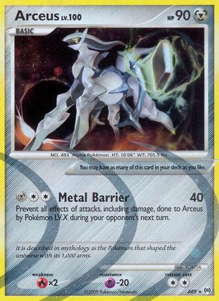 Arceus (AR9) AR9 - Holofoil Arceus - Holo Rare