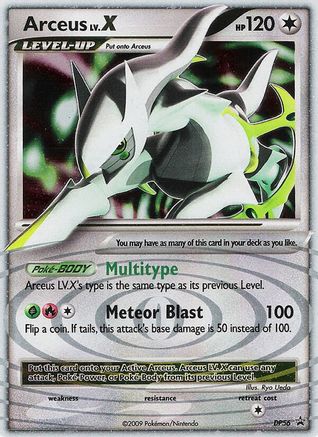 Arceus LV.X DP56 - Holofoil Diamond and Pearl Promos - Promo