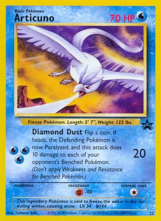 Articuno (22) 022/53 WoTC Promo - Promo