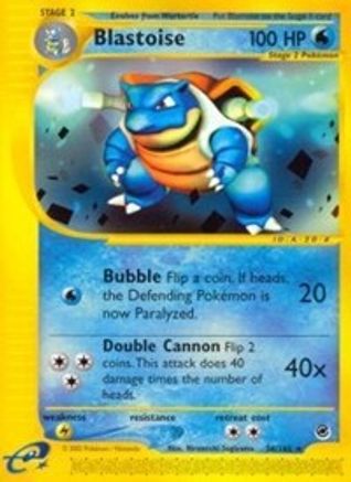 Blastoise (36) 036 - Reverse Holofoil Expedition - Rare