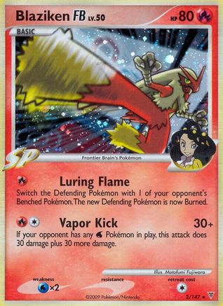 Blaziken FB 002 - Holofoil Supreme Victors - Holo Rare