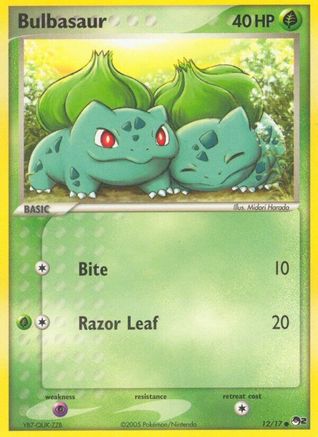 Bulbasaur 012/17 POP Series 2 - Common