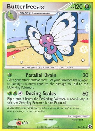 Butterfree 014 Great Encounters - Rare