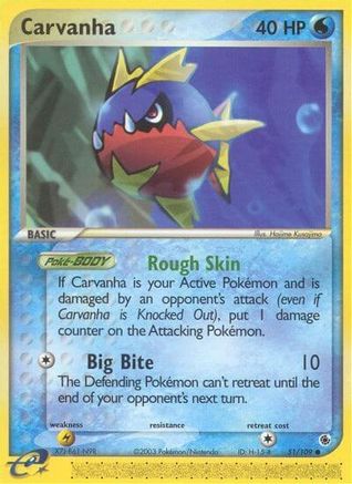 Carvanha 051/109 - Reverse Holofoil Ruby and Sapphire - Common