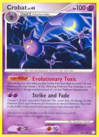Crobat 023 - Reverse Holofoil Mysterious Treasures - Rare