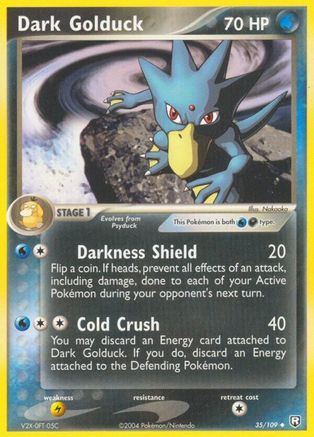 Dark Golduck 035 - Reverse Holofoil Team Rocket Returns - Uncommon
