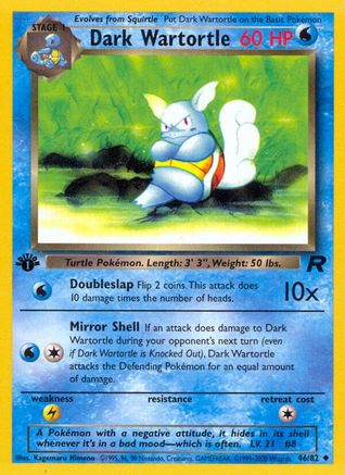 Dark Wartortle 046/82 - Unlimited Team Rocket - Uncommon