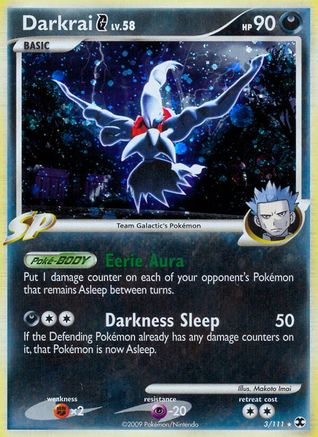 Darkrai G 003 - Reverse Holofoil Rising Rivals - Holo Rare