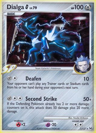 Dialga G 007 - Holofoil Platinum - Holo Rare