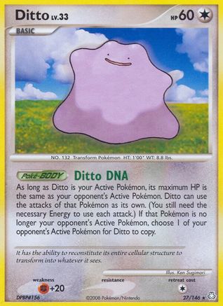Ditto 027 - Reverse Holofoil Legends Awakened - Rare
