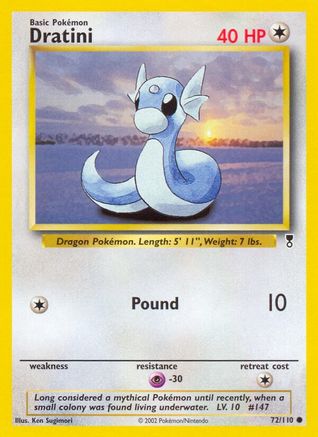 Dratini 072/110 - Reverse Holofoil Legendary Collection - Common