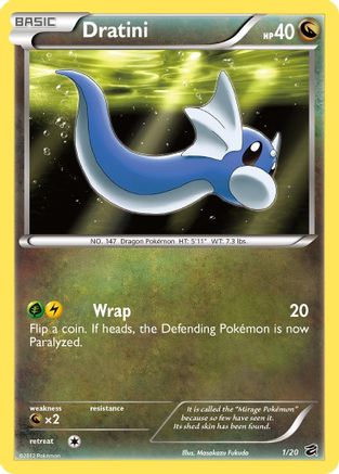 Dratini (1) 001 - Holofoil Dragon Vault - Holo Rare