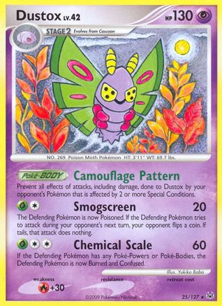 Dustox 025 - Reverse Holofoil Platinum - Rare