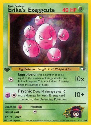 Erika's Exeggcute (77) 077/132 - Unlimited Gym Heroes - Common